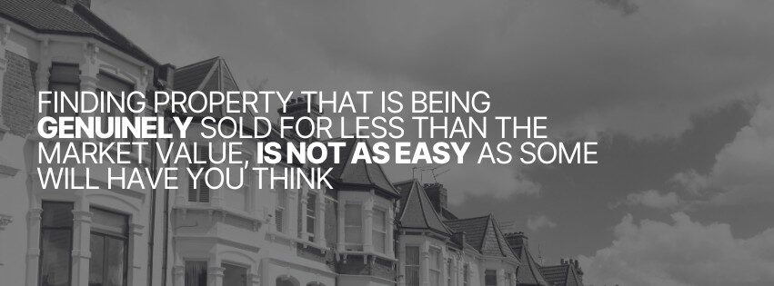 Buying property below market value
