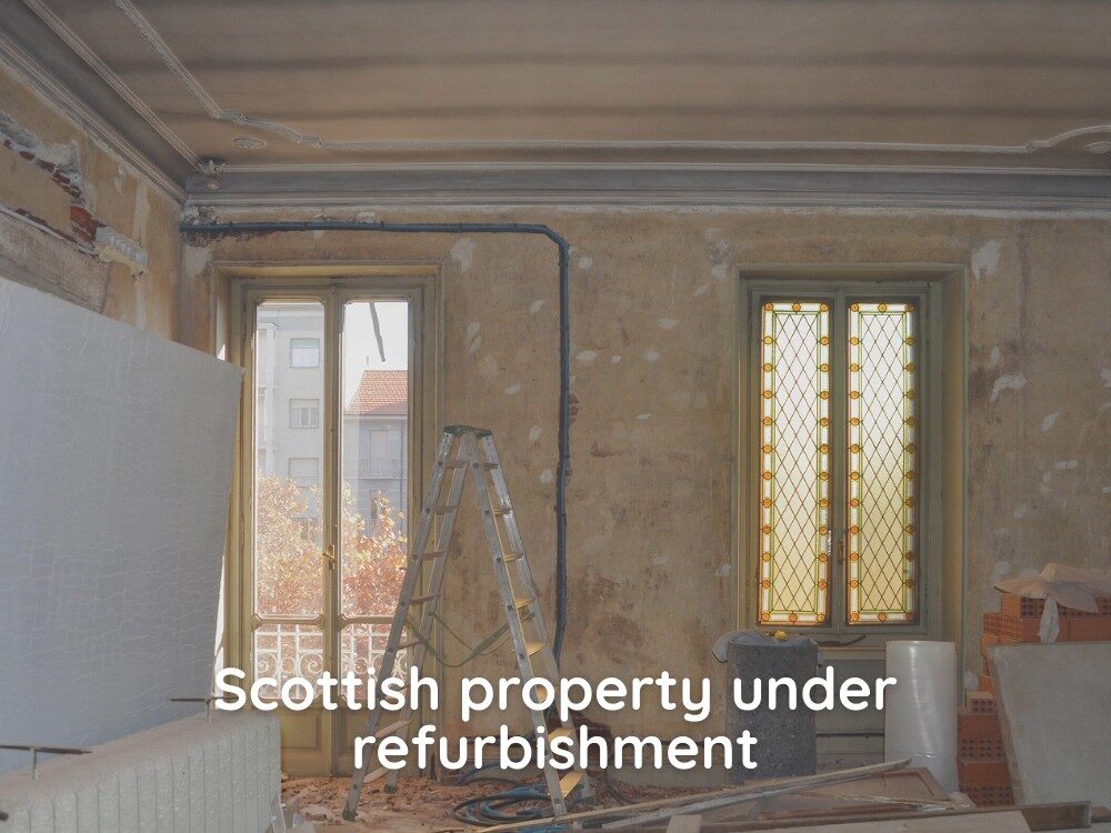 Scottish property being refurbished with funding from Breeze Capital