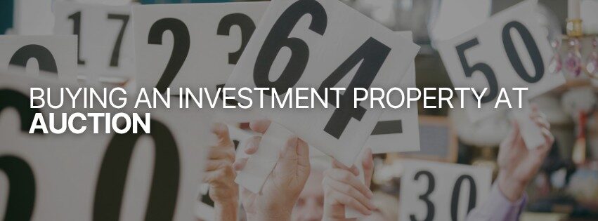 buying an investment property at auction