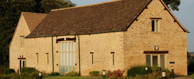 Traditional stone barn